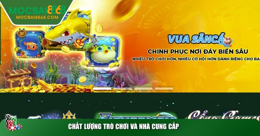 Chất lượng trò chơi và nhà cung cấp
